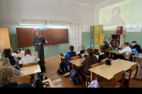 Протоиерей Юлий Боронтов провёл в средней школе № 2 урок для учащихся 4-х классов, 16 сентября 2026 года Протоиерей Юлий Боронтов провёл в средней школе № 2 урок для учащихся 4-х классов, 16 сентября 2026 года
