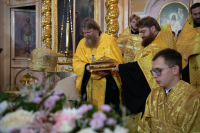 В канун Недели 16-й по Пятидесятнице, пред Воздвижением, предпразднства Рождества Пресвятой Богородицы, митрополит Орловский и Болховский Тихон возглавил всенощное бдение в Ахтырском кафедральном соборе города Орла. 19 сентября 2026 года, г.Орел В канун Недели 16-й по Пятидесятнице, пред Воздвижением, предпразднства Рождества Пресвятой Богородицы, митрополит Орловский и Болховский Тихон возглавил всенощное бдение в Ахтырском кафедральном соборе города Орла. 19 сентября 2026 года, г.Орел