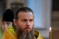 В канун Недели 16-й по Пятидесятнице, пред Воздвижением, предпразднства Рождества Пресвятой Богородицы, митрополит Орловский и Болховский Тихон возглавил всенощное бдение в Ахтырском кафедральном соборе города Орла. 19 сентября 2026 года, г.Орел В канун Недели 16-й по Пятидесятнице, пред Воздвижением, предпразднства Рождества Пресвятой Богородицы, митрополит Орловский и Болховский Тихон возглавил всенощное бдение в Ахтырском кафедральном соборе города Орла. 19 сентября 2026 года, г.Орел