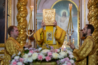 В канун Недели 16-й по Пятидесятнице, пред Воздвижением, предпразднства Рождества Пресвятой Богородицы, митрополит Орловский и Болховский Тихон возглавил всенощное бдение в Ахтырском кафедральном соборе города Орла. 19 сентября 2026 года, г.Орел В канун Недели 16-й по Пятидесятнице, пред Воздвижением, предпразднства Рождества Пресвятой Богородицы, митрополит Орловский и Болховский Тихон возглавил всенощное бдение в Ахтырском кафедральном соборе города Орла. 19 сентября 2026 года, г.Орел