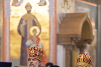 Накануне престольного праздника Воскресенского собора Твери и его Великого освящения, митрополит Тверской и Кашинский Амвросий и митрополит Орловский и Болховский Тихон совершили в обновленном храме вечерню и утреню Пасхальным чином. 25 сентября 2026 года, г.Тверь Накануне престольного праздника Воскресенского собора Твери и его Великого освящения, митрополит Тверской и Кашинский Амвросий и митрополит Орловский и Болховский Тихон совершили в обновленном храме вечерню и утреню Пасхальным чином. 25 сентября 2026 года, г.Тверь
