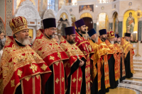 Накануне престольного праздника Воскресенского собора Твери и его Великого освящения, митрополит Тверской и Кашинский Амвросий и митрополит Орловский и Болховский Тихон совершили в обновленном храме вечерню и утреню Пасхальным чином. 25 сентября 2026 года, г.Тверь Накануне престольного праздника Воскресенского собора Твери и его Великого освящения, митрополит Тверской и Кашинский Амвросий и митрополит Орловский и Болховский Тихон совершили в обновленном храме вечерню и утреню Пасхальным чином. 25 сентября 2026 года, г.Тверь