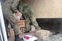 Приходская община Мценского Свято-Троицкого храма оказала помощь десантникам