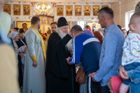 В Неделю 14-ю по Пятидесятнице, день памяти священномученика Евтихия, ученика святого апостола Иоанна Богослова, Равноапостального Космы Этолийского, перенесения мощей святителя Петра, митрополита Киевского, Московского и всея Руси, чудотворца, митрополит Орловский и Болховский Тихон возглавил Божественную литургию в храме священноисповедника Георгия Коссова микрорайона Болховский города Орла. 6 сентября 2026 года. В Неделю 14-ю по Пятидесятнице, день памяти священномученика Евтихия, ученика святого апостола Иоанна Богослова, Равноапостального Космы Этолийского, перенесения мощей святителя Петра, митрополита Киевского, Московского и всея Руси, чудотворца, митрополит Орловский и Болховский Тихон возглавил Божественную литургию в храме священноисповедника Георгия Коссова микрорайона Болховский города Орла. 6 сентября 2026 года.