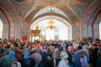 В празднование Собора святых Орловской митрополии, Сретения Владимирской иконы Пресвятой Богородицы, день памяти священноисповедника Георгия Коссова, митрополит Орловский и Болховский Тихон и епископ Ливенский и Малоархангельский Нектарий возглавили Божественную Литургию в Спасо-Преображенском соборе города Болхова. 8 сентября 2026 года. В празднование Собора святых Орловской митрополии, Сретения Владимирской иконы Пресвятой Богородицы, день памяти священноисповедника Георгия Коссова, митрополит Орловский и Болховский Тихон и епископ Ливенский и Малоархангельский Нектарий возглавили Божественную Литургию в Спасо-Преображенском соборе города Болхова. 8 сентября 2026 года.
