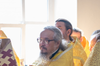 В празднование Собора святых Орловской митрополии, Сретения Владимирской иконы Пресвятой Богородицы, день памяти священноисповедника Георгия Коссова, митрополит Орловский и Болховский Тихон и епископ Ливенский и Малоархангельский Нектарий возглавили Божественную Литургию в Спасо-Преображенском соборе города Болхова. 8 сентября 2026 года. В празднование Собора святых Орловской митрополии, Сретения Владимирской иконы Пресвятой Богородицы, день памяти священноисповедника Георгия Коссова, митрополит Орловский и Болховский Тихон и епископ Ливенский и Малоархангельский Нектарий возглавили Божественную Литургию в Спасо-Преображенском соборе города Болхова. 8 сентября 2026 года.