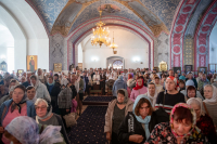 В празднование Собора святых Орловской митрополии, Сретения Владимирской иконы Пресвятой Богородицы, день памяти священноисповедника Георгия Коссова, митрополит Орловский и Болховский Тихон и епископ Ливенский и Малоархангельский Нектарий возглавили Божественную Литургию в Спасо-Преображенском соборе города Болхова. 8 сентября 2026 года. В празднование Собора святых Орловской митрополии, Сретения Владимирской иконы Пресвятой Богородицы, день памяти священноисповедника Георгия Коссова, митрополит Орловский и Болховский Тихон и епископ Ливенский и Малоархангельский Нектарий возглавили Божественную Литургию в Спасо-Преображенском соборе города Болхова. 8 сентября 2026 года.