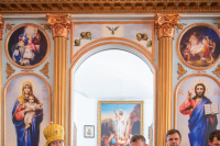 В празднование Собора святых Орловской митрополии, Сретения Владимирской иконы Пресвятой Богородицы, день памяти священноисповедника Георгия Коссова, митрополит Орловский и Болховский Тихон и епископ Ливенский и Малоархангельский Нектарий возглавили Божественную Литургию в Спасо-Преображенском соборе города Болхова. 8 сентября 2026 года. В празднование Собора святых Орловской митрополии, Сретения Владимирской иконы Пресвятой Богородицы, день памяти священноисповедника Георгия Коссова, митрополит Орловский и Болховский Тихон и епископ Ливенский и Малоархангельский Нектарий возглавили Божественную Литургию в Спасо-Преображенском соборе города Болхова. 8 сентября 2026 года.