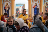 В празднование Собора святых Орловской митрополии, Сретения Владимирской иконы Пресвятой Богородицы, день памяти священноисповедника Георгия Коссова, митрополит Орловский и Болховский Тихон и епископ Ливенский и Малоархангельский Нектарий возглавили Божественную Литургию в Спасо-Преображенском соборе города Болхова. 8 сентября 2026 года. В празднование Собора святых Орловской митрополии, Сретения Владимирской иконы Пресвятой Богородицы, день памяти священноисповедника Георгия Коссова, митрополит Орловский и Болховский Тихон и епископ Ливенский и Малоархангельский Нектарий возглавили Божественную Литургию в Спасо-Преображенском соборе города Болхова. 8 сентября 2026 года.