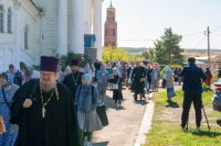 В празднование Собора святых Орловской митрополии, Сретения Владимирской иконы Пресвятой Богородицы, день памяти священноисповедника Георгия Коссова, митрополит Орловский и Болховский Тихон и епископ Ливенский и Малоархангельский Нектарий возглавили Божественную Литургию в Спасо-Преображенском соборе города Болхова. 8 сентября 2026 года. В празднование Собора святых Орловской митрополии, Сретения Владимирской иконы Пресвятой Богородицы, день памяти священноисповедника Георгия Коссова, митрополит Орловский и Болховский Тихон и епископ Ливенский и Малоархангельский Нектарий возглавили Божественную Литургию в Спасо-Преображенском соборе города Болхова. 8 сентября 2026 года.