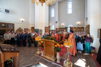 В день памяти преподобного Пимена Великого, преподобных священномучеников Кукши и Пимена постника, Печерских, митрополит Орловский и Болховский Тихон возглавил Божественную литургию и престольные торжества в мужском монастыре во имя святого Кукши. 9 сентября 2026 года, Мценский район