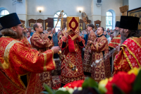 В день памяти преподобного Пимена Великого, преподобных священномучеников Кукши и Пимена постника, Печерских, митрополит Орловский и Болховский Тихон возглавил Божественную литургию и престольные торжества в мужском монастыре во имя святого Кукши. 9 сентября 2026 года, Мценский район
