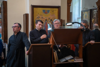 В день памяти преподобного Пимена Великого, преподобных священномучеников Кукши и Пимена постника, Печерских, митрополит Орловский и Болховский Тихон возглавил Божественную литургию и престольные торжества в мужском монастыре во имя святого Кукши. 9 сентября 2026 года, Мценский район