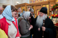 В день памяти преподобного Пимена Великого, преподобных священномучеников Кукши и Пимена постника, Печерских, митрополит Орловский и Болховский Тихон возглавил Божественную литургию и престольные торжества в мужском монастыре во имя святого Кукши. 9 сентября 2026 года, Мценский район