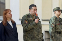 Председатель епархиального отдела по взаимодействию с Вооруженными силами протоиерей Сергий Гаврюшин принял участие в патриотической акции в ОГУ имени И.С. Тургенева, 30 сентября 2026 года, г.Орел Председатель епархиального отдела по взаимодействию с Вооруженными силами протоиерей Сергий Гаврюшин принял участие в патриотической акции в ОГУ имени И.С. Тургенева, 30 сентября 2026 года, г.Орел