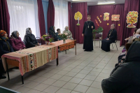 Священнослужители Свято-Троицкого храма города Мценска иерей Владимир Храмченко и иерей Виталий Скрипко посетили деревню Фарафоново Мценского района, 19 октября 2026 года