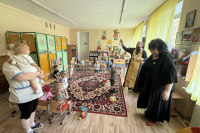 Настоятель храма иконы Божией Матери «Знамение» Курская-Коренная города Орла посетил детский сад №22, 19 октября 2026 года