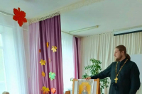 Клирик Иверского храма иерей Дмитрий Титов посетил маленьких воспитанников из детского сада № 24/3, 22 октября 2026 года