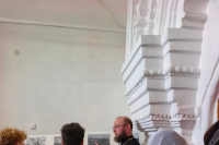 Настоятель храма Вознесения Господня во Мценске иерей Михаил Красюк провел экскурсию для учащимися среднеобразовательных школ № 5 и № 1, и студентов Мценского филиала колледжа ОГУ, 22 октября 2026 года