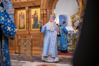В день празднования Иверской иконы Божией Матери, митрополит Орловский и Болховский Тихон возглавил Божественную литургию в Иверском храме города Орла. 26 октября 2026 года.