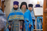 В день празднования Иверской иконы Божией Матери, митрополит Орловский и Болховский Тихон возглавил Божественную литургию в Иверском храме города Орла. 26 октября 2026 года.