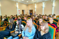 Духовник Орловской православной гимназии во имя священномученика Иоанна Кукши протоиерей Николай Евдокимов встретился со студентами музыкального колледжа, 28 октября 2026 года