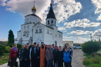 Настоятель Вознесенского храма иерей Михаил Красюк провел экскурсию для учащихся 7 «А» класса школы № 1. 29 сентября 2026 года, г.Мценск Настоятель Вознесенского храма иерей Михаил Красюк провел экскурсию для учащихся 7 «А» класса школы № 1. 29 сентября 2026 года, г.Мценск