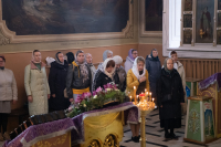 В день Отдания праздника Воздвижения Животворящего Креста Господня, день памяти апостола от 70-ти Кодрата и обретения мощей святителя Димитрия, митрополита Ростовского, митрополит Орловский и Болховский Тихон возглавил Божественную литургию и иерейскую хиротонию в Ахтырском кафедральном соборе города Орла. 4 октября 2026 года. В день Отдания праздника Воздвижения Животворящего Креста Господня, день памяти апостола от 70-ти Кодрата и обретения мощей святителя Димитрия, митрополита Ростовского, митрополит Орловский и Болховский Тихон возглавил Божественную литургию и иерейскую хиротонию в Ахтырском кафедральном соборе города Орла. 4 октября 2026 года.