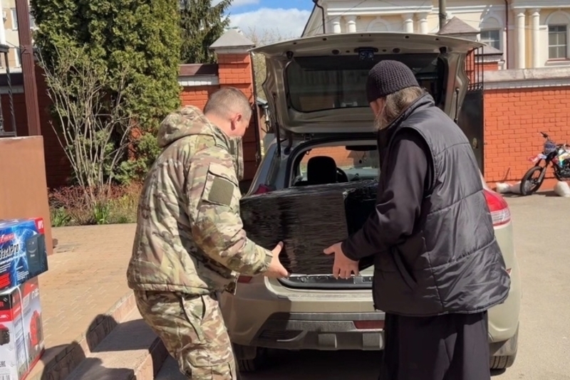Орловская епархия передала очередную гуманитарную помощь бойцам в зоне СВО