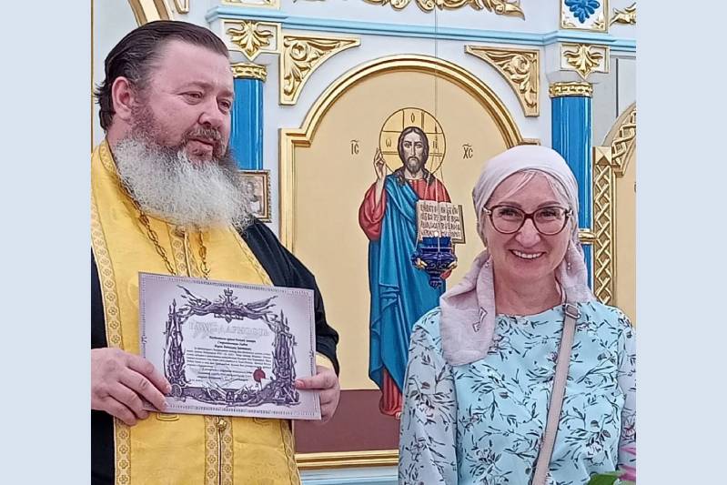 Приход храма иконы Божией Матери «Спорительница хлебов» получил благодарность от военных