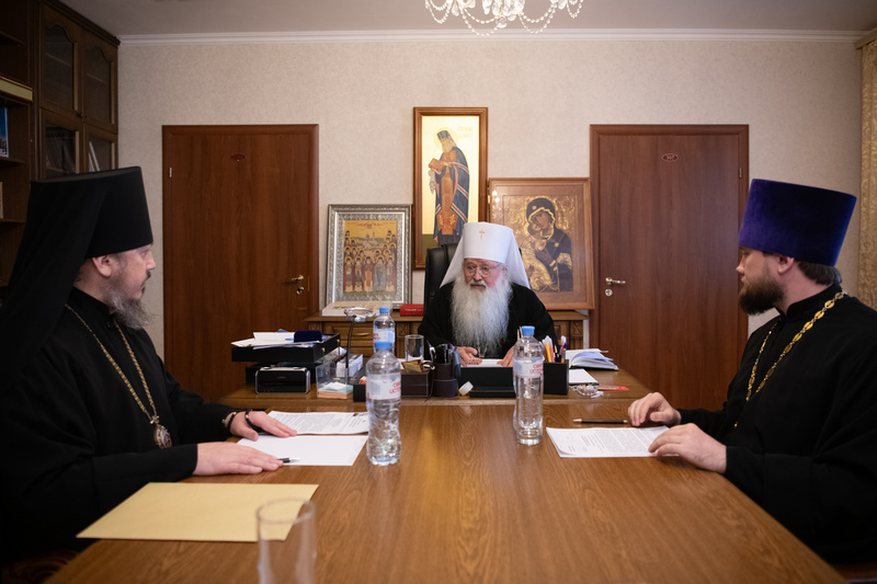 Архиерейский совет Орловской митрополии обсудил прославление блаженного Афанасия Сайко и назначение епархиальных миссионеров 